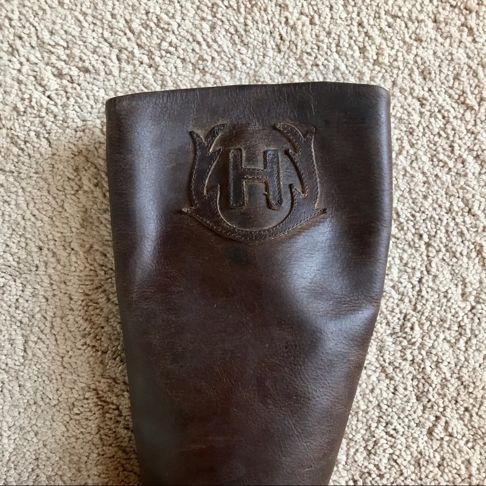 Hunter Leather Crest Riding Boot - Picture 3 of 7
